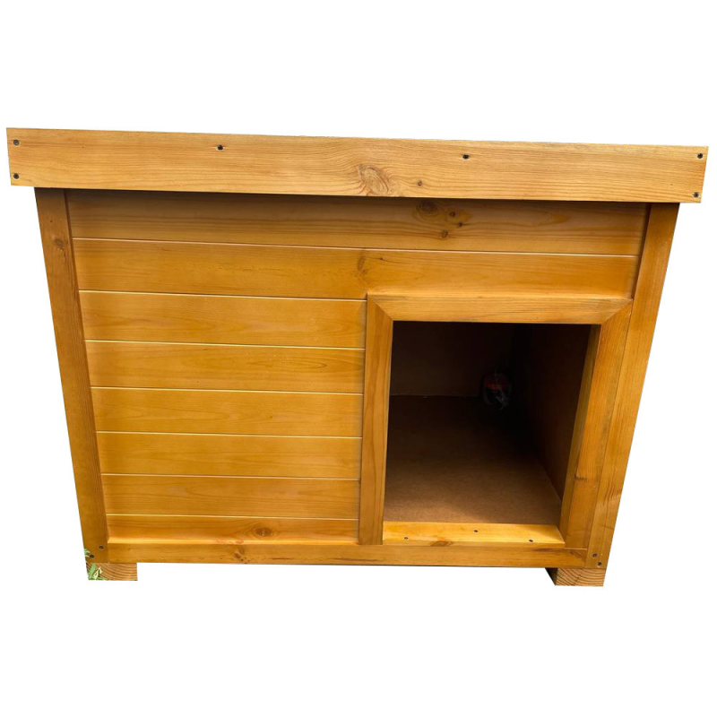 Дерев“яна будка “Луанда“ для собак Ротвейлер, Спаніель і тд. (100*75*75 см) - утеплена