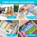 Набір із 25шт прозорих пластикових органайзерів, для косметики, для ванної, кухні, офісу, канцелярії, 25шт