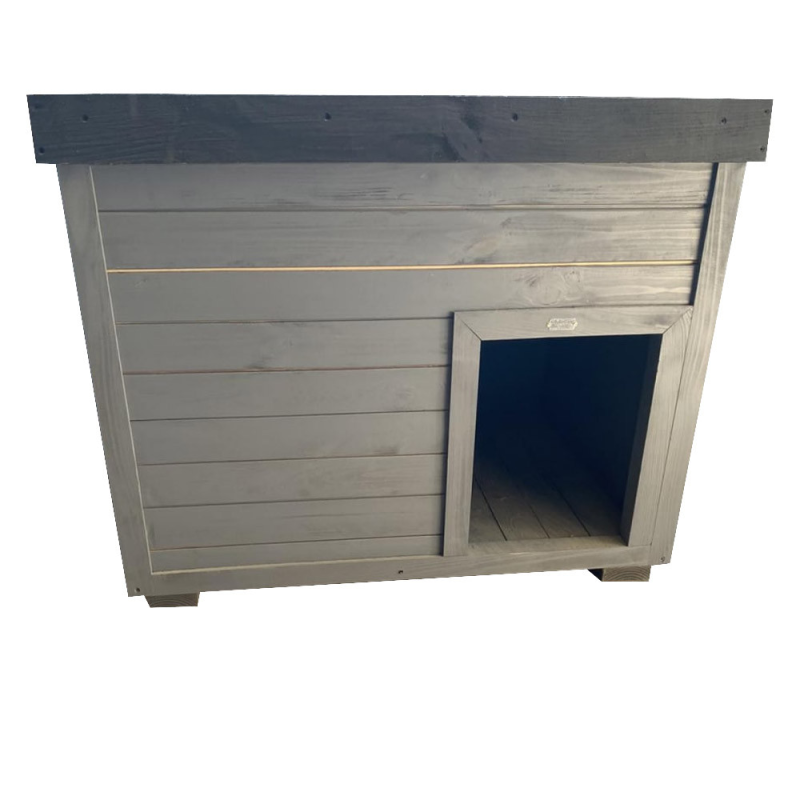 Дерев“яна будка “Кано“ для собаки середніх розмірів (100*75*75 см) - утеплена