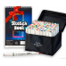 Професійні скетч маркери для художників Touch Multicolor 80 кольорів + подарунок Альбом А5 на 50 аркушів