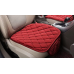 Комплект 3 чохла в авто на переднє і заднє сидіння універсальні, велюрові подушки-накидки 3 шт, колір червоний