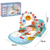Дитячий ігровий килимок з музичним піаніно, іграшками, шкалою росту, дизайн корабель, килимок для малюків