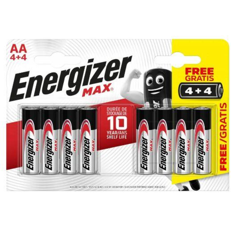 Батарейка Energizer MAX Alkaline LR6 (АА), лужна, 1 шт.