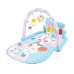 Ігровий килимок для дітей з музичним піаніно, іграшками, шкалою росту, блакитного кольору, принт корова
