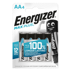 Батарейка Energizer MAX PLUS Alkaline LR6 (АА), лужна, 1 шт.