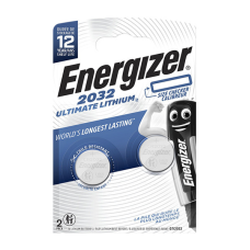 Батарейка Energizer Ultimate Lithium CR2032, літієва, 2 шт.