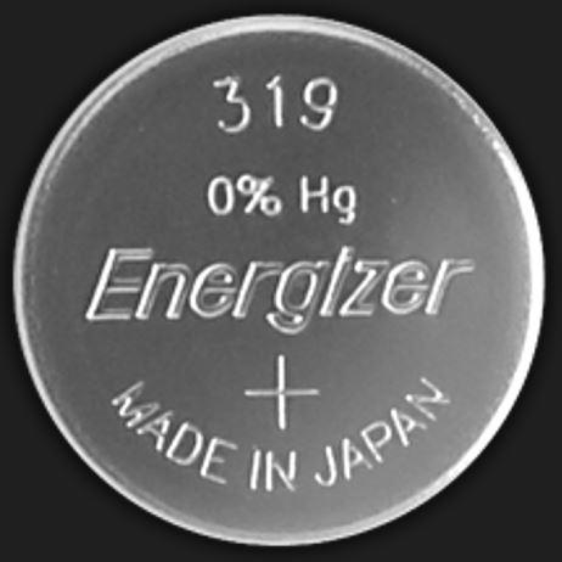 Батарейка Energizer 319 Silver Oxide (SR527SW), 1.55V, 1 шт.