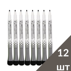 Маркер ЧОРНИЙ  Gxin 12 шт для магнітно-маркерної дошки
