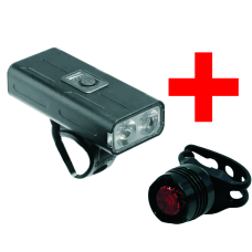 Велоліхтар НАБІР основний + гальма Z-04A (BK-04Pro+гальма) 600Lm, набір