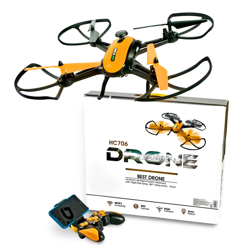 Квадрокоптер з камерою на радіоуправлінні для дітей DRONE.Квадракоптер