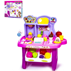 Великий дитячий прилавок солодощів. Рожевий набір солодощів. Подарунок для дівчаток.