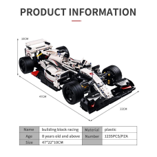 Конструктор спорткар «МакЛарен 720S» на 3149 деталей MOULD KING