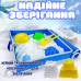 Набір снігу кінетичний пісок для дітей, набір “Мега сніговий замок”, маса для ліплення, творчості з формою для ліплення