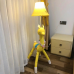 Світильник торшер підлоговий в дитячу спальню «Жовта альпака» лампа в дитячу, цоколь Е27, потужність 40W