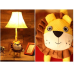 Світильник-лампа настільна в дитячу спальню, лампа «Лев» в дитячу кімнату на стіл, цоколь Е27, потужність 40W