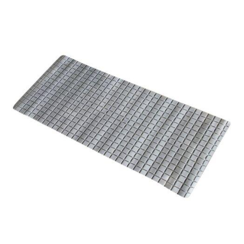 Силіконовий килимок для ванни та душу Bathlux 78 х 35 см гумовий ПВХ , нековзкий, люкс якість Сірий