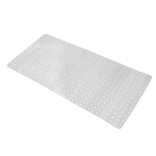 Силіконовий килимок для ванни та душу Bathlux гумовий ПВХ, нековзний, люкс якість Білий