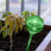 Колба для автоматичного поливу | Вазон у вигляді кулі для саду, 4шт, крапельний полив для рослин, 5×13см зелений