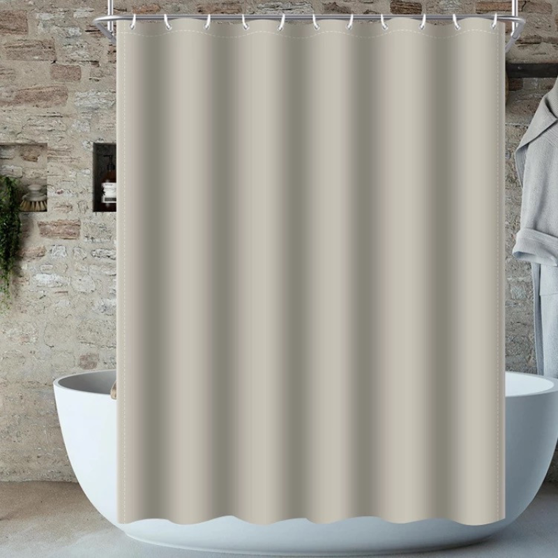 Шторка для ванної Bathlux 180 x 180 водонепроникна люкс якість, Бежева