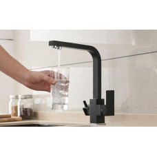 Змішувач для кухні WanFan з краном для фільтрованої води, для гарячої та холодної води, 2 види подачі води