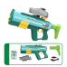 Водний пістолет, потужний бластер із підсвіткою, акумуляторний, іграшковий водяний автомат для дітей, зелений