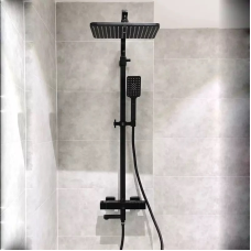 Душова гарнітура люкс якості 3в1 WanFan душова лійка, стаціонарний душ, кран, холодна та гаряча вода