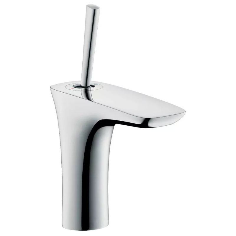 Змішувач для умивальника WanFan люкс якості, з горизонтальним важелем Хром