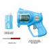 Мильні бульбашки для дітей, пістолет для мильних бульбашок на батарейках, іграшковий генератор бульбашок, синій