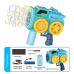 Мильні бульбашки для дітей, пістолет для мильних бульбашок, іграшковий генератор бульбашок, зелений