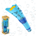 Генератор мильних бульбашок, акумуляторний пістолет для мильних бульбашок для дітей з підсвічуванням синій