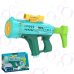 Мильні бульбашки для дітей, генератор мильних бульбашок, пістолет для мильних бульбашок на акумуляторі, зелений