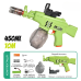 Водний електричний пістолет для дітей, водний автомат АК47 на акумуляторі з підсвічуванням, іграшковий, зелений