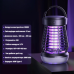 Антимоскітна лампа акумуляторна портативна з пасткою від комах,світильник знищувач комарів і мух