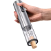 Штопор на батарейках електричний автоматичний портативний портативний електроштопор з ножем для фольги, сріблястий