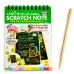 Блокнот для Скретч-букінгу цап-царапки для дітей. Набір для творчості юного художника