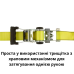 Стяжний ремінь з храповим механізмом для кріплення багажу, стропа, навантаження 756 кг, 1 шт. 38 мм х 4,27 м