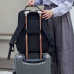 Рюкзак городской для ноутбука с противоударным отделением, дорожный для путешествий 41х30х13 см,чёрный