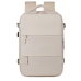 Рюкзак міський для подорожей дорожній з захистом від вологи матеріал з портом для зарядки 40х20х25 см, бежевий
