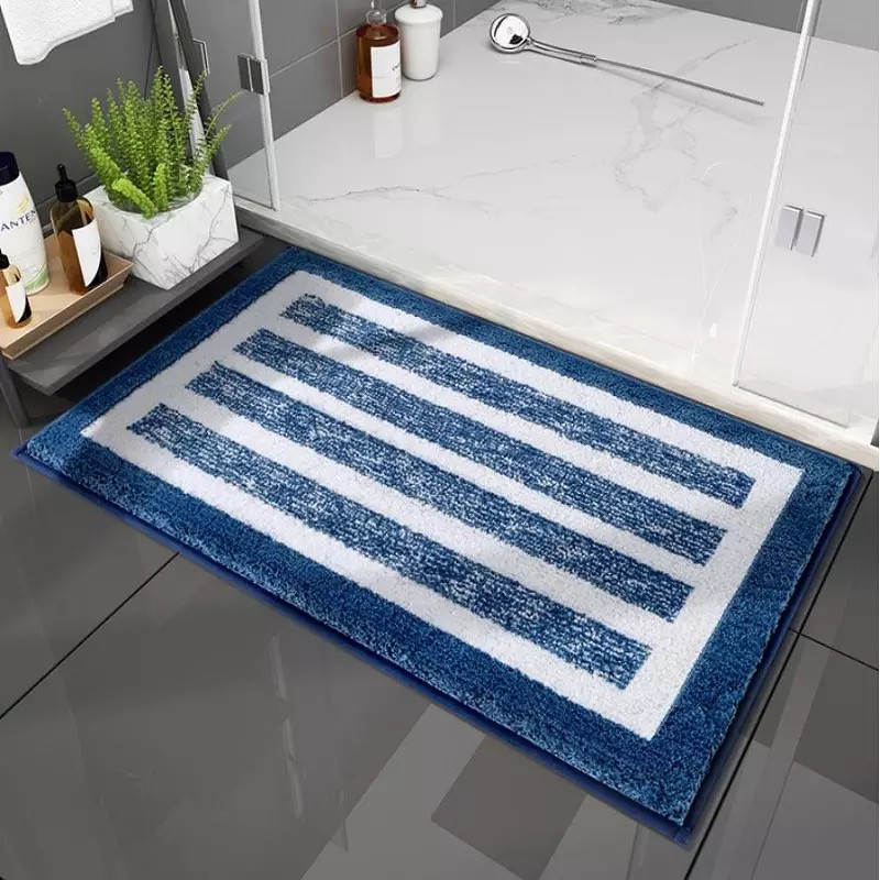 Килимок для ванни та душу Bathlux 50х80 см, протиковзний на гумовій основі, вологовбираючий