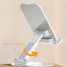 Підставка-тримач настільна для телефону або планшета, холдер для сматрфона, складна, з поворотом на 360 біла