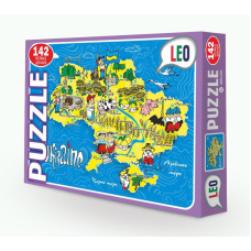 Пазли 142 ел. “Україна“ 068-1 (12) “LEO“