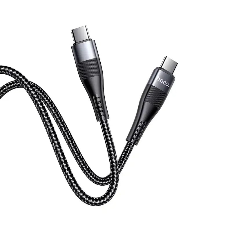 USB Кабель HOCO U99 Магнітний Type-C - Type-C 100W/2М 22pc Чорний