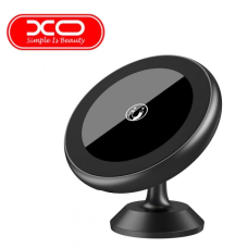Тримач автомобільний магнітний з функцією бездротової зарядки XO CX009 15W Чорний