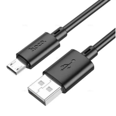 USB Кабель HOCO X88 USB - MicroUSB для телефону, ноутбука, пк 1М Чорний