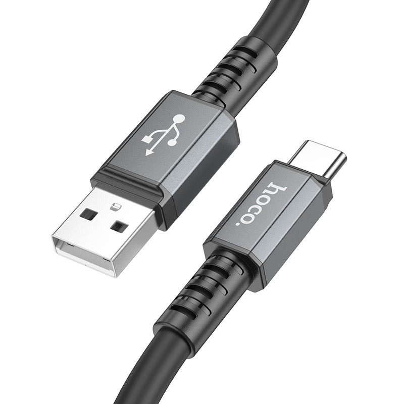 USB Кабель HOCO X85 USB-Type-C для телефону, ноутбука, пк 1М Чорний