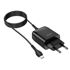 СЗУ зарядний пристрій HOCO C72Q QC3.0 1USB/2A з кабелем для заряджання USB - MicroUSB Чорний