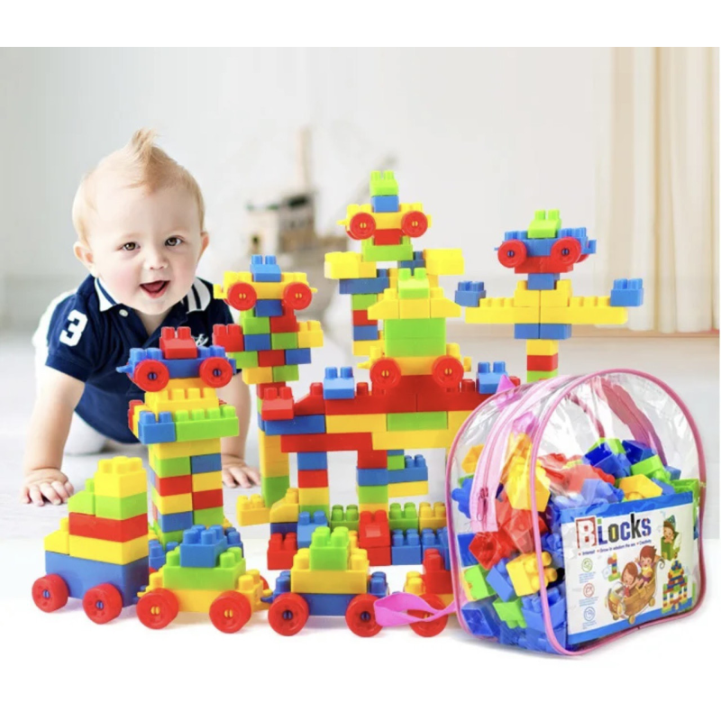 Конструктор для дітей 130 кубиків дитячий конструктор