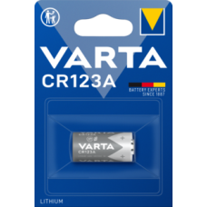 Батарейка Varta CR123А Lithium, 3.0 V, 1 шт.