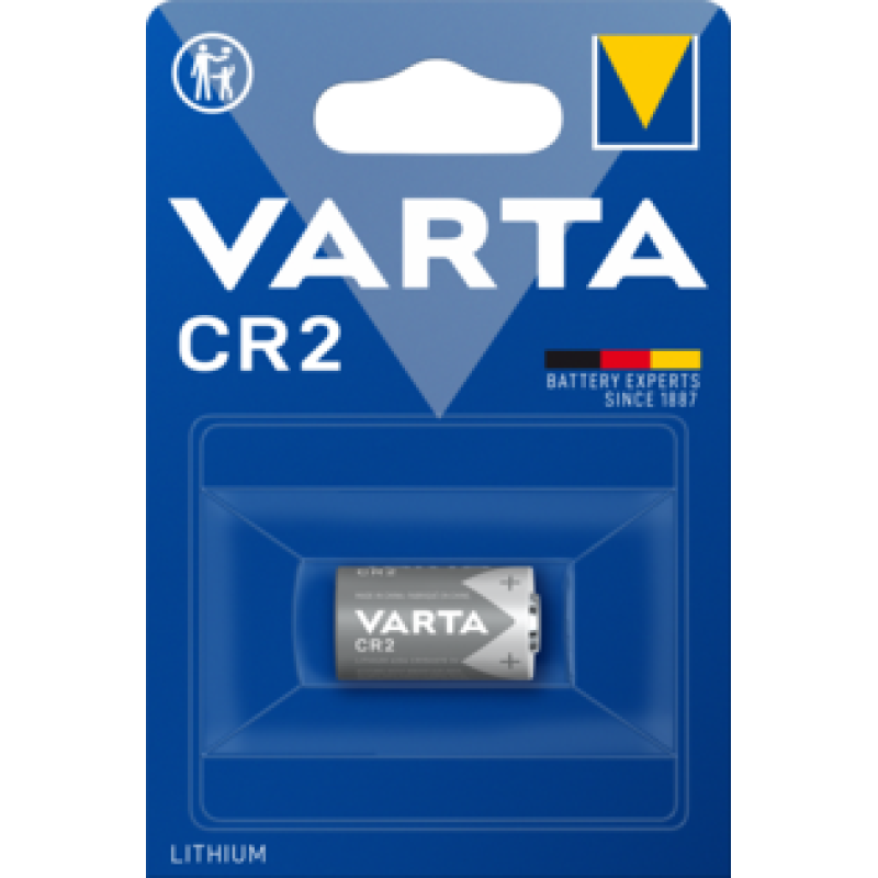 Батарейка Varta CR2 Lithium, 3.0 V, 1 шт.