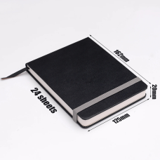 Блокнот для малювання з цупким папером на 24 аркуші щільністю 300 гр, відривні аркуші для малювання фарбами